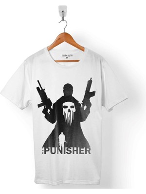 Kendim Seçtim The Crazy Punısher War Cezalandırıcı Logo Erkek Tişört