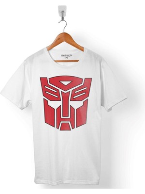 Kendim Seçtim Transformers Logo Erkek Tişört