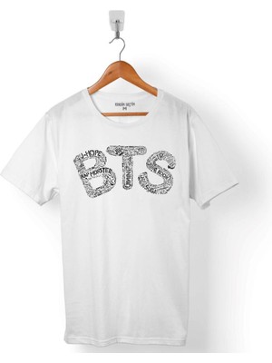 Kendim Seçtim Bts Bangtan Boys Logo Erkek Tişört