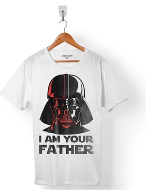Kendim Seçtim Star Wars I Am Your Father Ben Senin Babanım Erkek Tişört