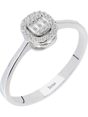 Sirius Pırlanta Babil Baget Pırlanta Yüzük 0446R0003