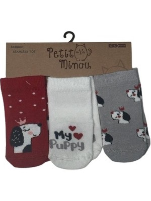 Step 3lü My Puppy Soket Çorap 2192 Karışık Renkli
