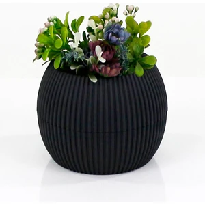 Toptan Bulurum Mercan Saksı 3 Numara 0,70 Litre Su Hazneli Dekoratif Kaktüs Sukulent Saksı 14,6X11,5 cm