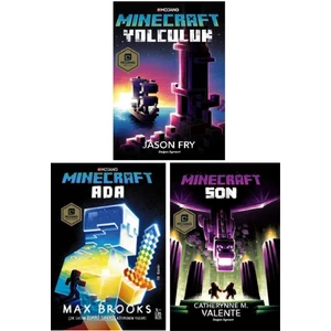 Minecraft Roman Serisi 3 Kitap Set / Yolculuk - Ada - Son