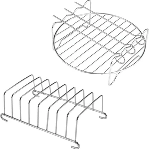 Airfryer 3.5 Lt ve 5 Lt Uyumlu Çelik Izgara ve Ekmek Kızartma Rafı Aksesuar