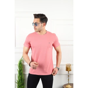 Erkek Bisiklet Yaka Standart Pamuk Erkek Basic T-Shirt
