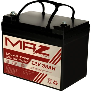 Maz Akü 12 Volt 35 Amper Solar Jel Akü 12V 35AH (Yeni Üretim)