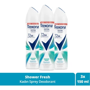 Shower Fresh Kadın Sprey Deodorant 3 x 150 ml