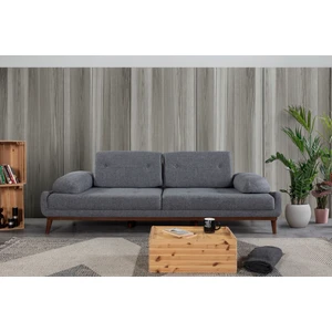 Perla Sofa Nelson Üçlü Koltuk Keten Açık Gri