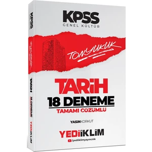 Yediiklim Yayınları 2024 KPSS Tonyukuk Tarih Tamamı Çözümlü 18 Deneme