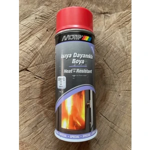 Isıya Dayanıklı Sprey Boya Eksoz ve Soba Boyası 300DERECE Kırmızı