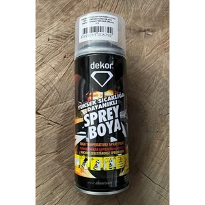 600 Derece Isıya Dayanıklı Boya Eksoz ve Soba Boyası Mat Siyah