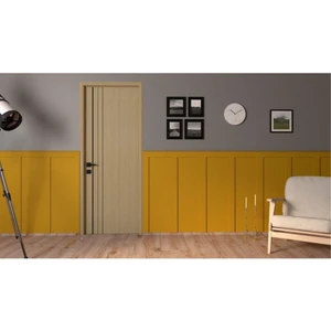 Iahşap Dekoratif 8  cm  Iskandinav Duvar Çıtası (5 Adet)(8  x  100  cm ) Ev Ofis Dekorasyonu 4 Mm Mdf