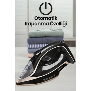 Grandjett 3200W Oto. Kapanma 210 gr Etkili Şok Buharlı Ütü