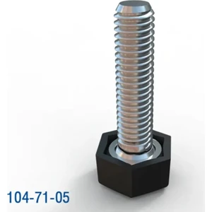 Mesan M6X25MM Altı Köşe Pingo SW12 Siyah