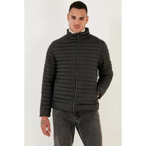 Su Itici Slim Fit Cepli Dik Yaka Şişme Mont Erkek Mont 649010