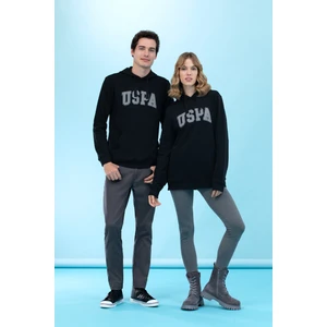 U.S. Polo Assn. Erkek Siyah Sweatshirt 50273736-VR046