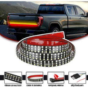 Pick Up Ledi Off Road Bagaj LED Lamba Sinyalli Kayar Bagaj Ledi 120CM