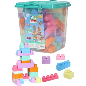 Play Blox 2922 Pastel Renkler Mega Blok Seti 83 Parça Kovalı