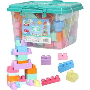 Play Blox 3066 Pastel Renkler Mega Blok Seti 56 Parça Kovalı