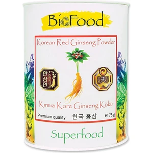 Biofood Kırmızı Kore Ginseng Kökü 75 G