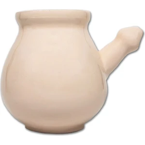 BioStore Nazal Pot Beyaz Seramik Burun Temizleme Aparatı