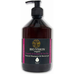 BioVision Organik Propolis, Ardıç & Çay Ağacı Şampuanı ve Duş Jeli 500 ml