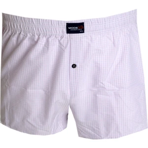Mode Xl Büyük Beden Erkek Boxer Desenli Poplin 6348 Pembe
