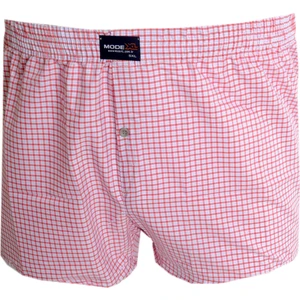 Mode Xl Büyük Beden Erkek Boxer Desenli Poplin 6348 Kırmızı