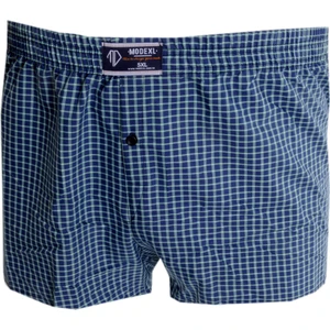 Mode Xl Büyük Beden Erkek Boxer Desenli Poplin 6348 Yeşil