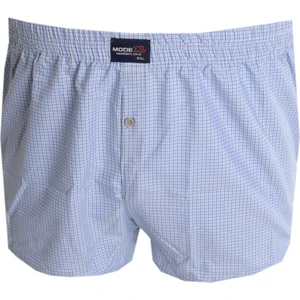 Mode Xl Büyük Beden Erkek Boxer Desenli Poplin 6348 Indigo