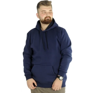 Erkek Sweatshirt Kapşonlu Pocket Basic 20562 Indigo