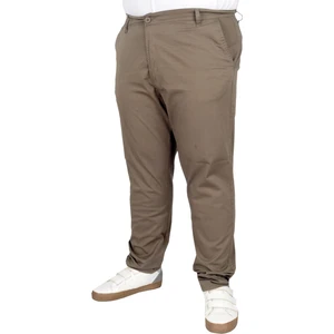 Büyük Beden Erkek Pantolon Keten Desenli Toprak 20850 Konforlu Kullanım İçin