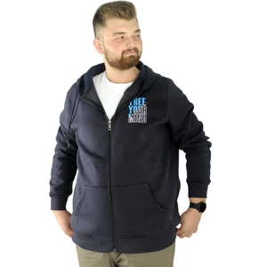 Erkek Sweat Fermuarlı Free Your Mind 22536 Lacivert