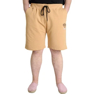 Büyük Beden Erkek Şort 1991 23410 Bej