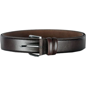 Kemer 4 cm Düz Double Deri 4078 Kahverengi