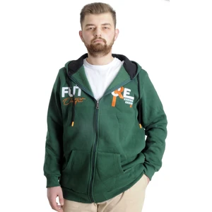 Erkek Sweat Kapşonlu Fermuarlı Future 22535 Nefti