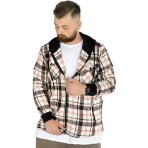 Erkek Sweat Fermuarlı Kapşonlu Kapak Cep Oduncu 21572 Ekru