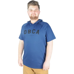 Mode Xl Büyük Beden Tshirt Kapşonlu Dbca 22119 Indigo