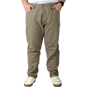 Büyük Beden Erkek Gabardin Pantolon 5 Cep Doğa Classic 22920 Bej