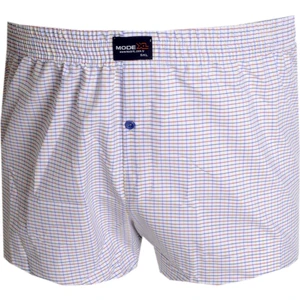 Mode Xl Büyük Beden Erkek Boxer Desenli Poplin 6348 Hardal