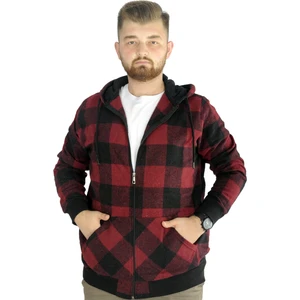 Erkek Oduncu Kapsonlu Sweat Pocket 21574 Vişne