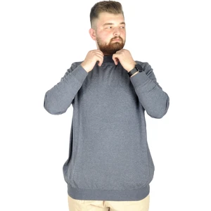 Büyük Beden Kazak Yarım Balıkçı 22208 Indigo