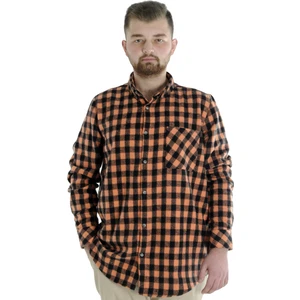 Erkek Gömlek Ekose Oduncu 21394 Oranj