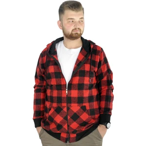 Erkek Oduncu Kapsonlu Sweat Pocket 21574 Kırmızı