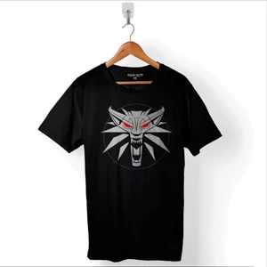 Kendim Seçtim The Witcher Avatar Wild Hunt Online Oyun Wolf Baskılı Tişört  T-Shirt