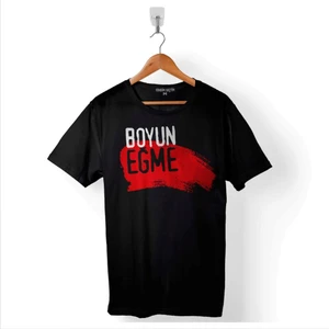 Kendim Seçtim Boyun Eğme Diren Gezi Eylem Direniş Protesto Baskılı Tişört  T-Shirt
