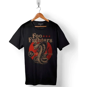 Kendim Seçtim Ff Foo Fighters Cobra Logo Baskılı Tişört  T-Shirt
