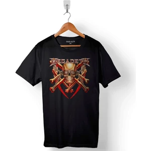 Kendim Seçtim Megadeth Skull Killın Is Baskılı Tişört  T-Shirt