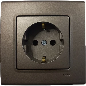 Linnera Life Antrasit Topraklı Priz Çerçeveli - 90445008